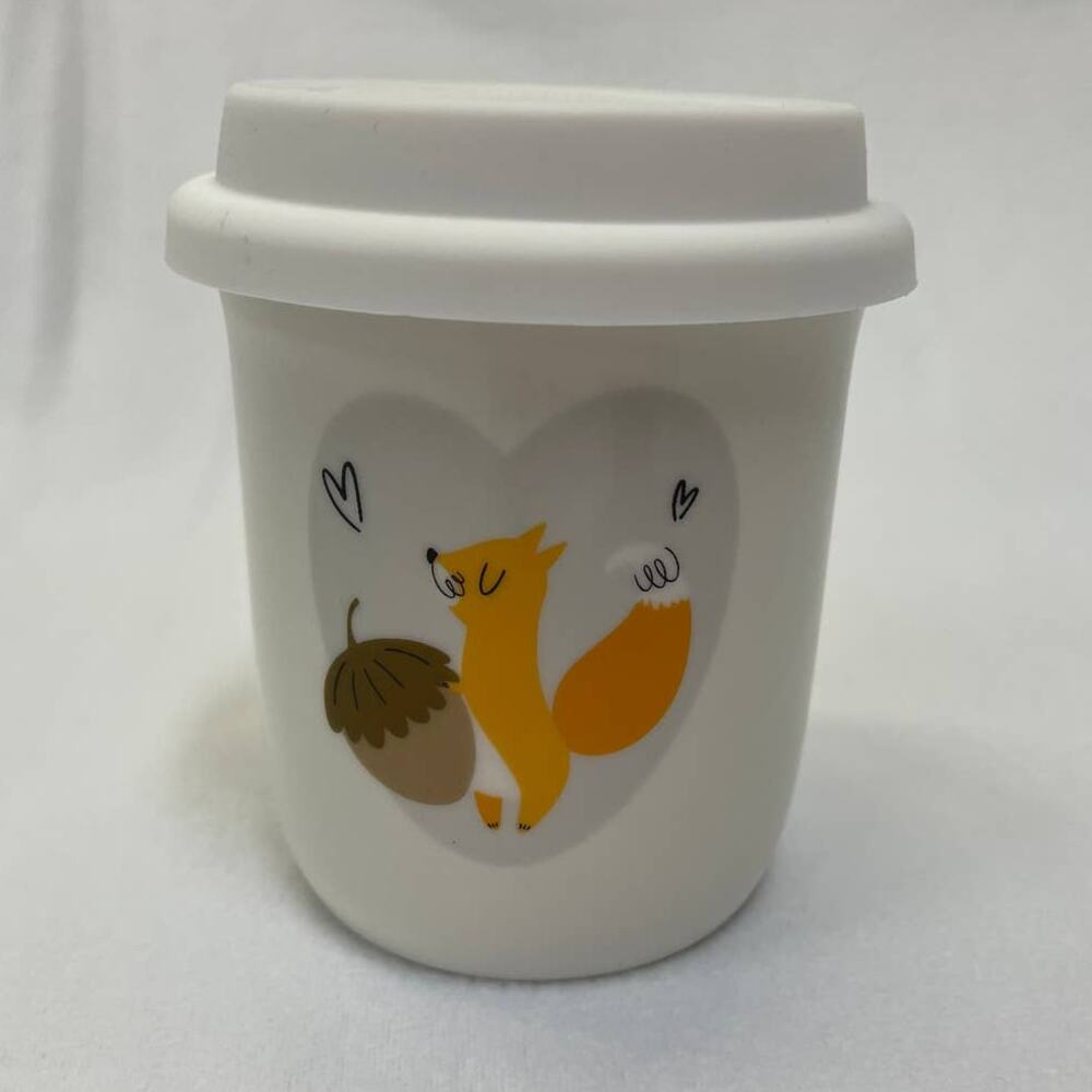 Squirrel and Nut Tumbler with Lid by Orly Maison NY